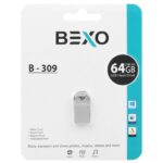فلش مموری BEXO USB2.0 مدل B-309 ظرفیت 64GB - نقره ای (گارانتی داده پردازی آواتک)