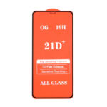 محافظ صفحه نمایش شیشه ای Apple iPhone 11 Pro Max / iPhone X Max / iPhone Xs Max - Full Cover 21D (بدون پک) - مشکی
