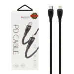 کابل شارژ پاوربانک PD و فست yesido Type-C To Lightning مدل CA82 - مشکی (گارانتی 12 ماه تعویض نیکان همراه)
