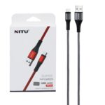 کابل شارژو دیتا فست کنفی اندروید NITU مدل NC121 - خاکستری (گارانتی 12 ماه تعویض نیکان همراه)