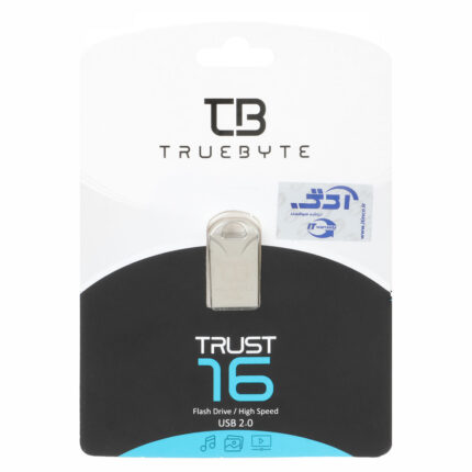 TRUEBYTE TRUST USB2.0 Flash Memory-16GB نقره ای (گارانتی مادام العمر شرکت آی تین)