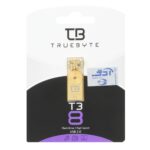 TRUEBYTE T3 USB2.0 Flash Memory-8GB طلایی (گارانتی مادام العمر شرکت آی تین)