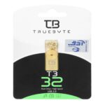 TRUEBYTE T3 USB2.0 Flash Memory-32GB طلایی (گارانتی مادام العمر شرکت آی تین)