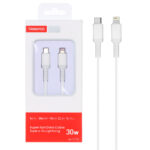 کابل شارژ PD و فست TRANYOO Type-C to Lightning مدل T-P19IP - سفید
