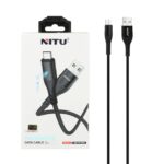 کابل شارژ 1.2 متری فست اندروید NITU مدل NC131BK - مشکی (گارانتی 12 ماه تعویض نیکان همراه)