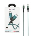 کابل شارژ 1.2 متری فست اندروید NITU مدل NC131GN - سبز (گارانتی 18 ماه تعویض نیکان همراه)