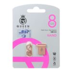 Queen tech-NANO USB2.0 Flash Memory-8GB رزگلد (گارانتی مادام العمر شرکت آی تین)