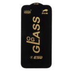 محافظ صفحه نمایش شیشه ای درجه یک Apple iphone 16 - Full Cover OG - ESD OVOG - مشکی (بدون پک)