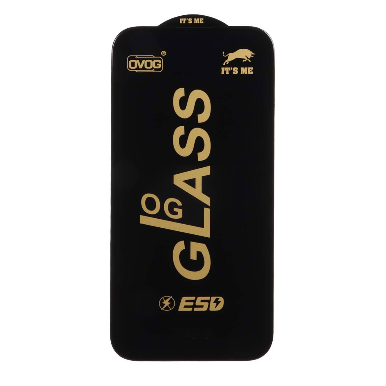 656462 محافظ صفحه نمایش شیشه ای درجه یک Apple iphone 16 - Full Cover OG - ESD OVOG - مشکی (بدون پک) - تصویر 1