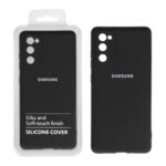 قاب نیو سیلیکون محافظ لنزدار RFF مدل Samsung S20 FE مشکی (پک دار)