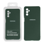 قاب نیو سیلیکون محافظ لنزدار RFF مدل Samsung M52 سبز تیره (پک دار)