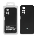 قاب نیو سیلیکون محافظ لنزدار RFF مدل Xiaomi Redmi Note 11S / Note 11 - 4G مشکی (پک دار)