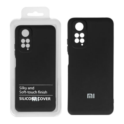 قاب نیو سیلیکون محافظ لنزدار RFF مدل Xiaomi Redmi Note 11S / Note 11 - 4G مشکی (پک دار)