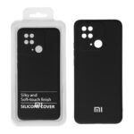 قاب نیو سیلیکون محافظ لنزدار RFF مدل Xiaomi Redmi 10C / Poco C40 مشکی (پک دار)