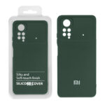 قاب نیو سیلیکون محافظ لنزدار RFF مدل Xiaomi Poco X4 Pro سبز تیره (پک دار)