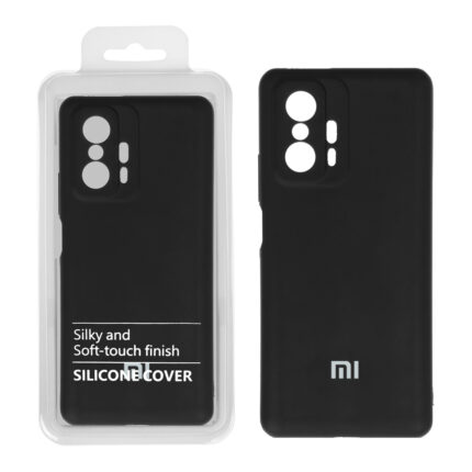 قاب نیو سیلیکون محافظ لنزدار RFF مدل Xiaomi Mi 11T / Mi 11T Pro مشکی (پک دار)
