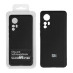 قاب نیو سیلیکون محافظ لنزدار RFF مدل Xiaomi Mi 12 / Mi 12X مشکی (پک دار)