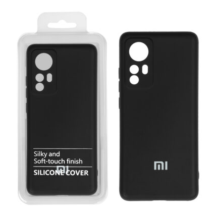 قاب نیو سیلیکون محافظ لنزدار RFF مدل Xiaomi Mi 12 / Mi 12X مشکی (پک دار)