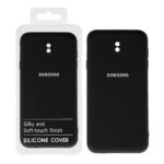 قاب نیو سیلیکون محافظ لنزدار RFF مدل Samsung J7 Pro - مشکی (پک دار)