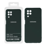 قاب نیو سیلیکون محافظ لنزدار RFF مدل Samsung Galaxy A22 4G / M22 / M32 4G / F22 - سبز تیره (پک دار)