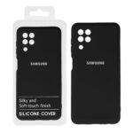 قاب نیو سیلیکون محافظ لنزدار RFF مدل Samsung Galaxy A22 4G / M22 / M32 4G / F22 - مشکی (پک دار)
