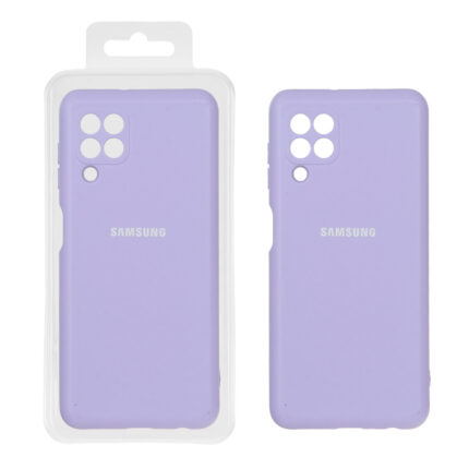 قاب نیو سیلیکون محافظ لنزدار RFF مدل Samsung Galaxy A22 4G / M22 / M32 4G / F22 - یاسی (پک دار)