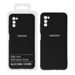 قاب نیو سیلیکون محافظ لنزدار RFF مدل Samsung A03S / A02S - مشکی (پک دار)