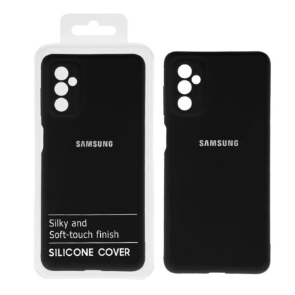قاب نیو سیلیکون محافظ لنزدار RFF مدل Samsung M52 - مشکی (پک دار)