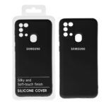 قاب نیو سیلیکون محافظ لنزدار RFF مدل Samsung M31 - مشکی کد 1 (پک دار)