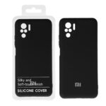 قاب نیو سیلیکون محافظ لنزدار RFF مدل Xiaomi Redmi Note 10S / Note 10 - 4G - مشکی (پک دار)