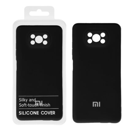 قاب نیو سیلیکون محافظ لنزدار RFF مدل Xiaomi Poco X3 / X3 Pro / X3 NFC - مشکی (پک دار)