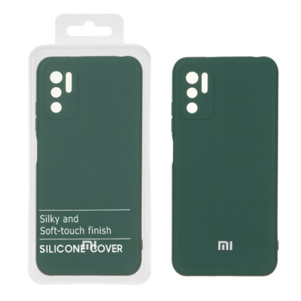قاب نیو سیلیکون محافظ لنزدار RFF مدل Xiaomi Redmi Note 10 - 5G / Poco M3 Pro / Note 11 SE - سبز (پک دار)