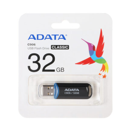 ADATA C906 USB 2.0 Flash Memory-32GB مشکی (گارانتی پنج ساله آونگ)
