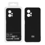 قاب نیو سیلیکون محافظ لنزدار RFF مدل Xiaomi Poco X4 GT / Redmi Note 11T Pro 5G / Redmi Note 11T Pro Plus - مشکی کد 6 (پک دار)