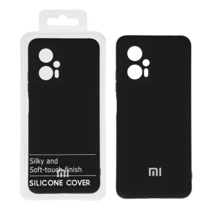 قاب نیو سیلیکون محافظ لنزدار RFF مدل Xiaomi Poco X4 GT / Redmi Note 11T Pro 5G / Redmi Note 11T Pro Plus - مشکی کد 6 (پک دار)