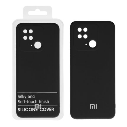 قاب نیو سیلیکون محافظ لنزدار RFF مدل Xiaomi Redmi 10c / Poco c40 / Redmi 10 power - مشکی کد 6 (پک دار)