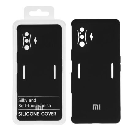 قاب نیو سیلیکون محافظ لنزدار RFF مدل Xiaomi Redmi Poco F4 GT - مشکی کد 6 (پک دار)