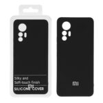 قاب نیو سیلیکون محافظ لنزدار RFF مدل Xiaomi 12 Lite - مشکی کد 6 (پک دار)