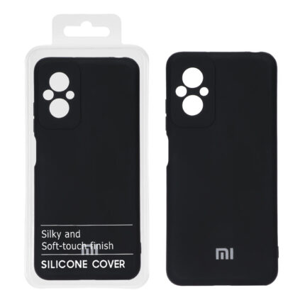 قاب نیو سیلیکون محافظ لنزدار RFF مدل Xiaomi Poco M5 - مشکی کد 6 (پک دار)