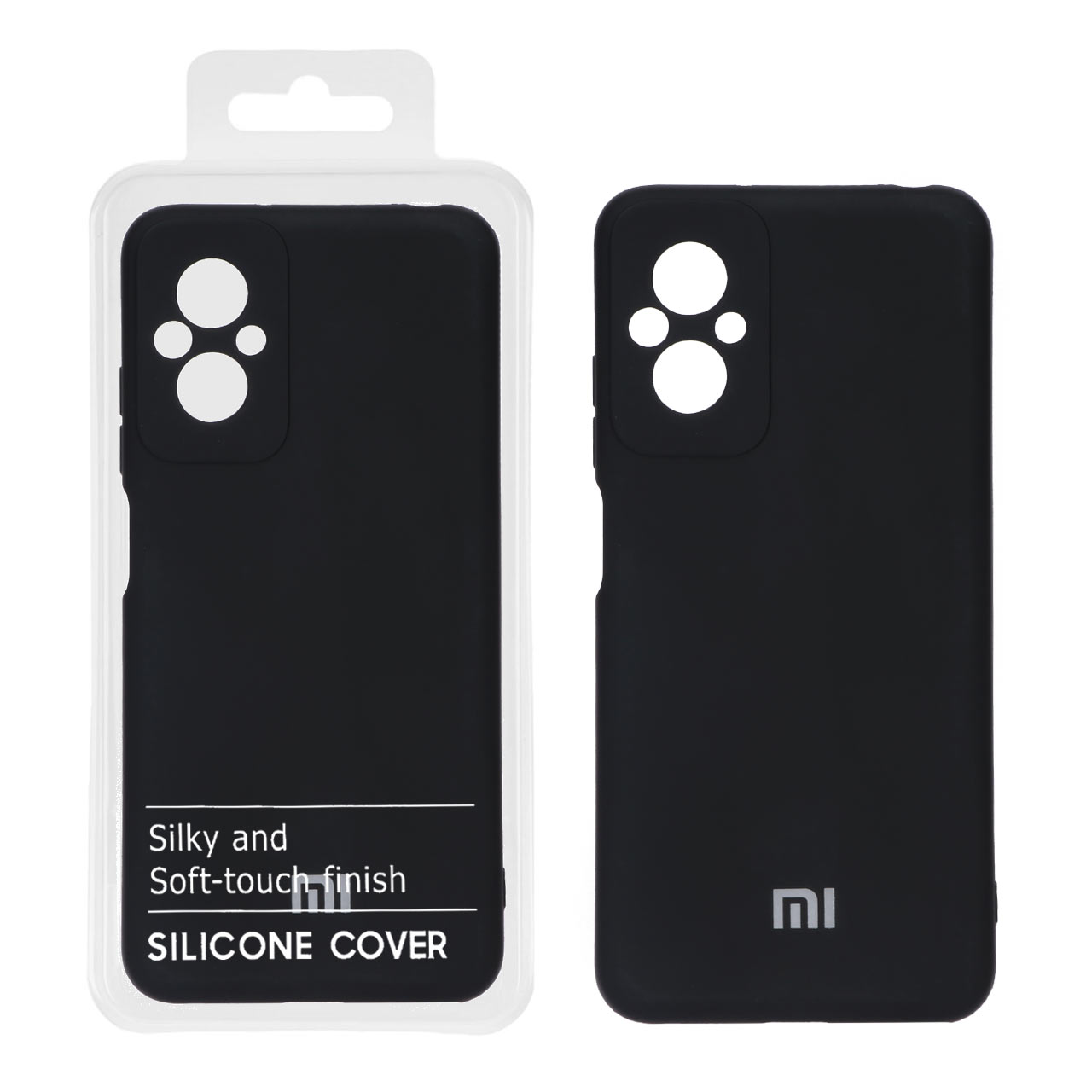 731590 قاب نیو سیلیکون محافظ لنزدار RFF مدل Xiaomi Poco M5 - مشکی کد 6 (پک دار) - تصویر 1