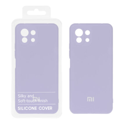 قاب نیو سیلیکون محافظ لنزدار RFF مدل Xiaomi Mi 11 Lite - یاسی کد 6 (پک دار)