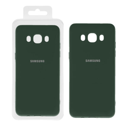 قاب نیو سیلیکون محافظ لنزدار RFF مدل Samsung J5 2016 / J510 - سبز (پک دار)
