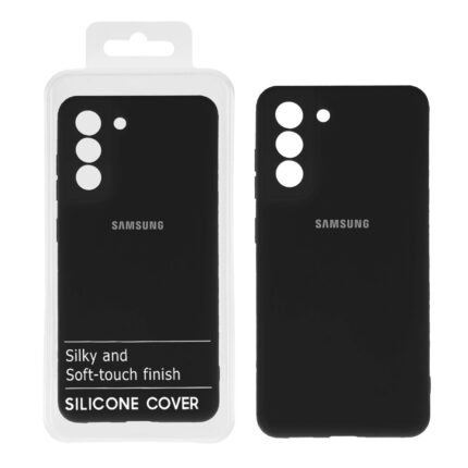 قاب نیو سیلیکون محافظ لنزدار RFF مدل Samsung S21 - مشکی کد7 (پک دار)