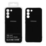 قاب نیو سیلیکون محافظ لنزدار RFF مدل Samsung S21 Plus - مشکی کد7 (پک دار)