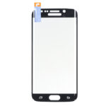 محافظ صفحه نمایش شیشه ای خم Samsung S6 EDGE - Full Cover - مشکی (بدون پک)