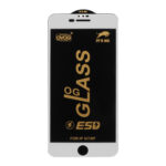 محافظ صفحه نمایش شیشه ای درجه یک Apple iphone 6 Plus / 6S Plus / 7 Plus / 8 Plus - Full Cover OG - ESD OVOG (بدون پک) - سفید
