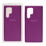 قاب سیلیکونی پاک کنی اورجینال Samsung S22 Ultra - بنفش (پک اصلی)