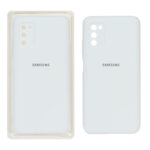 قاب سیلیکونی پاک کنی محافظ لنزدار اورجینال Samsung A02S/A03S - سفید (پک اصلی)