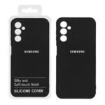 قاب نیو سیلیکون محافظ لنزدار RFF مدل Samsung A14 - مشکی کد 9 (پک دار)