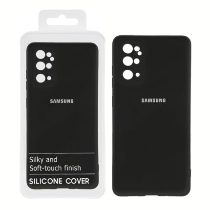 قاب نیو سیلیکون محافظ لنزدار RFF مدل Samsung S20 Plus - مشکی کد 9 (پک دار)